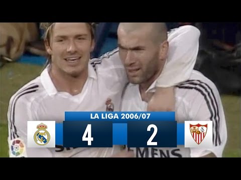 Real Madrid 4-2 Sevilla - La Liga 2005/2006 (15/01/2006) - Full Match Highlights