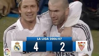 Real Madrid 4-2 Sevilla - La Liga 2005/2006 (15/01/2006) - Full Match Highlights