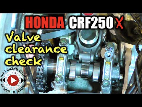 Honda CRF250X | CRF250R Valve Clearance Check - Step By Step | 2005-2017 CRF250X | 2004-2009 CRF250R