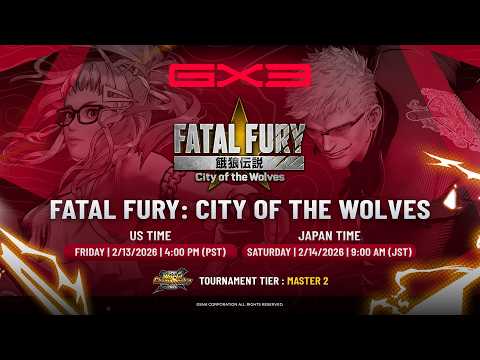 GENESIS X3 |  FatalFury:CotW | TOP8