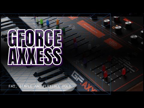 GFORCE AXXESS - preset demo #gforce #synthesizer #demo #vst
