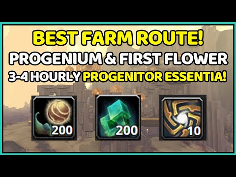 BEST Farming Route Progenium Ore & First Flower - 3-4 Hourly Progenitor Essentia! | Shadowlands