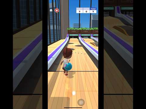 Almost STRIKE‼   Skyline Bowling #shortsvideo #games #ballgames #gameplay - YouTube