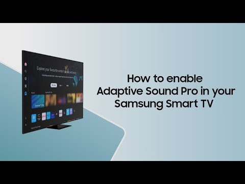 How to enable Adaptive Sound Pro in your Samsung Smart TV | Samsung India