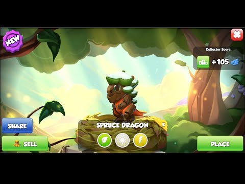 Hatching EPIC SPRUCE + RARE PEACOCK Dragons! | Dragon Mania Legends Ep 36