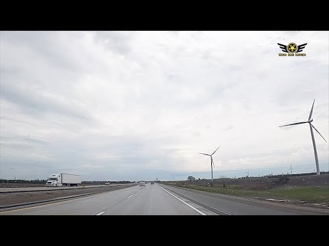 Driving from Windsor to Chatham-Kent Ontario Canada via Highway401