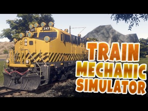 Train Mechanic Simulator 2017 - Driving, Repairing and Towing Trains - Train Mechanic Gameplay