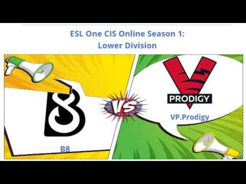 [Dota 2 Live] B8[Dendi] VS VP.Prodigy | ESL One CIS Online Season 1: Lower Division | NoName
