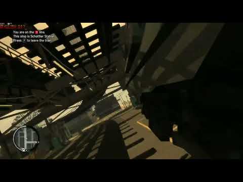 GTA IV: I destroyed the subway train with mods