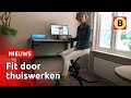 Zo blijf je eenvoudig fit terwijl je thuiswerkt | Omroep Brabant