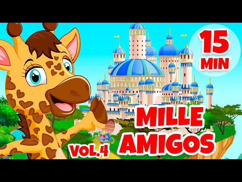 Mille Amigos Vol. 4 - Giramille 15 min | Desenho Animado Musical