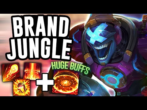 BRAND JUNGLE BUFFS ARE SO STRONG!! - League of Legends