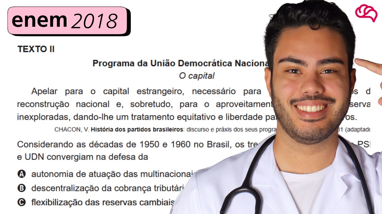 Resolução em Vídeo — Questão 61 ENEM 2018