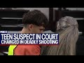 Teen charged in 14-year-old's shooting death appears in court