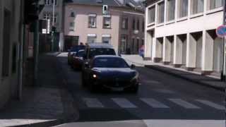 preview picture of video 'Maserati GranTurismo and Ferrari F430 Combo!!! Luxembourg'