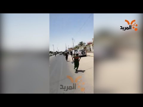 شاهد بالفيديو.. اطلاقات نار تلاحق مطالبين بالتعيين في البصرة