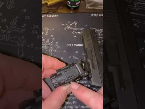 Sig Sauer Foxtrot1X Flashlight on a Sig P365 xMacro 9mm Comp