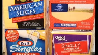 Sliced American Cheese Blind Taste Test: Kraft, Kroger, Sunny Acres & Great Value