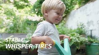 Paspiriama mašina kartingas su barškučiu - vaikams nuo 10 mėn. iki 2,5 metų | GO Twirl Turquoise | Berg 24.52.00.00
