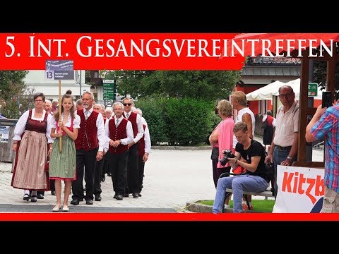 5.  Int  Gesangsvereintreffen Kirchberg - Einzug zum Musikpavillon