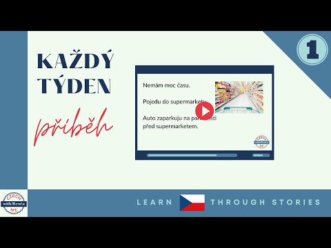 Learn Czech through stories 💥 Level 1💥 Jdu do supermarketu