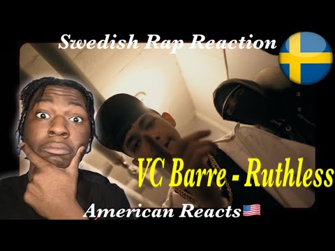 American Reacts to Swedish Rap! VC Barre - RUTHLESS (GrindTape Track #3)