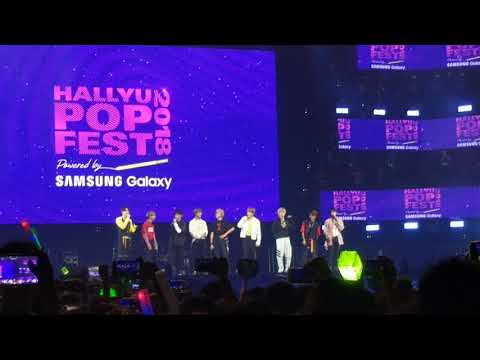 20180909 Talk Ment 1 - NCT 127 - Hallyu Pop Fest 2018 Singapore