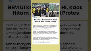 Ribuan Mahasiswa Bergerak ke Bundaran HI, BEM UI Serukan #MenujuIndonesiaBangkrut