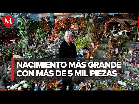 La Historia detrás del nacimiento navideño gigante en Hidalgo