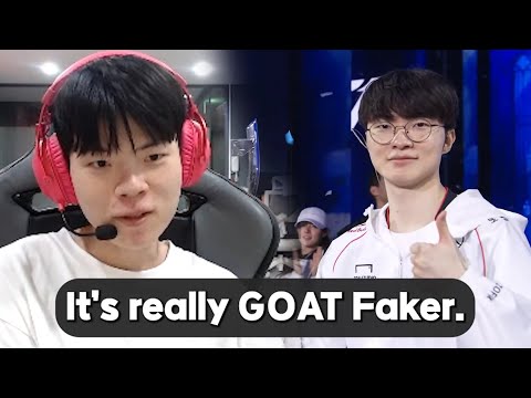 Deft stunned by Faker's insane plays. T1 vs BLG WORLDS 2024