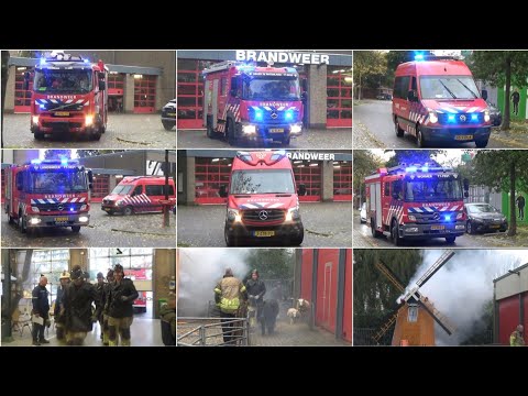 Brandweer voertuigen geven Showtje bij de ZAWA Rally in krommenie + Wedstrijden deel 2