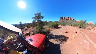 What it's like to go for a fun jeep ride along the bumpy red rocky trails of Sedona