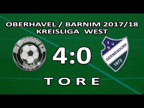 SG STORKOW - FSV GERMENDORF 4:0 - Tore [KL West 2017/18 - 17.Spieltag]