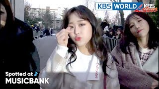 [Spotted at Music Bank] 뮤직뱅크 출근길 - 14U, Hwang in-sun, Day6, Ben,  lovelyz, etc [2018.12.14]