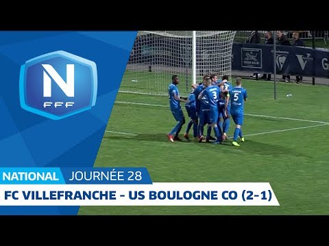 J28 : FC Villefranche B. - US Boulogne CO (2-1), le résumé I National FFF 2018-2019