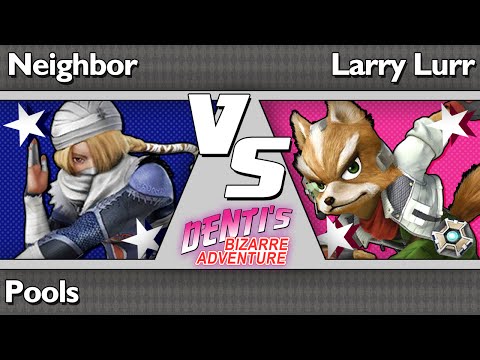 DBA 4 Smash 4 - Neighbor (Sheik) vs Larry Lurr (Fox) - Pools