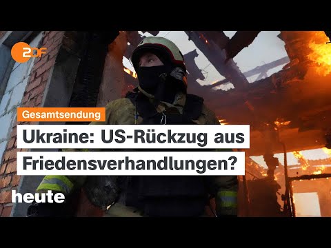 heute 19:00 Uhr vom 18.04.25 Ukraine, Demonstranten in Türkei vor Gericht, Alpen-Wintereinbruch