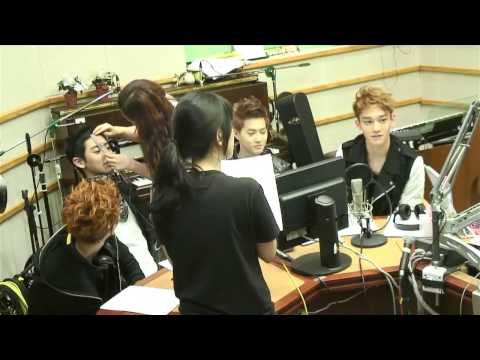 130530 KTR 4 SUKIRA EXO 엑소 who is forehead the widest ? Ryeowook 려욱 Super Junior