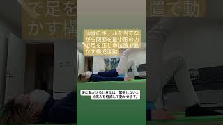 構成運動　正しい位置で身体を動かす