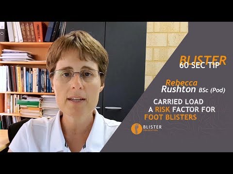 #34. Carried load - A risk factor for foot blisters