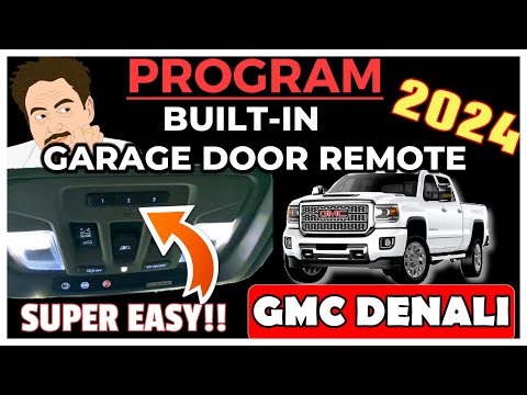 2024 GMC Denali EASY Garage Door Remote Programming | #homelink