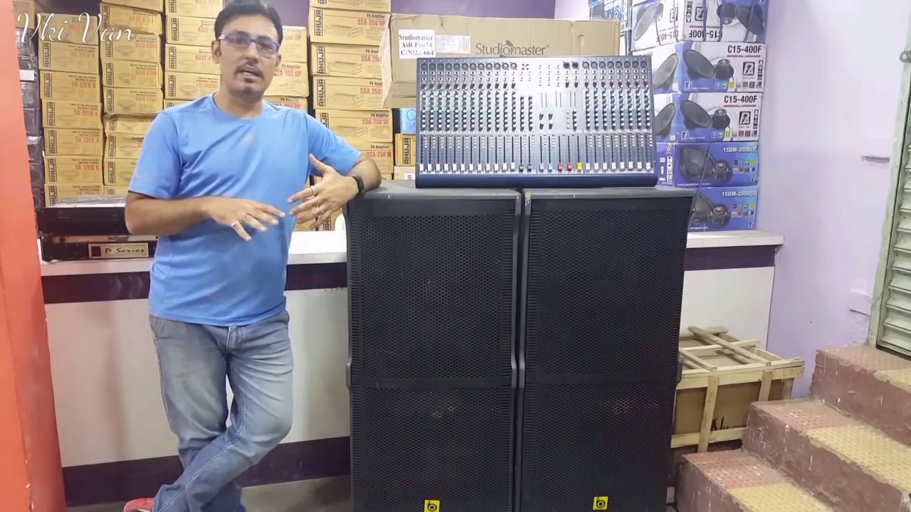 Studiomaster Air24 मिकसर आसान तरीके से. How to operate mic mixer #VKIVAN