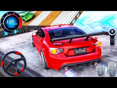 Mega Ramp Police Car Stunts Racing - Muscle Car Impossible Simulator 3D - Android GamePlay #6