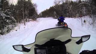 preview picture of video 'Huntsville Snowmobile Trip 2014'