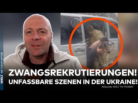 PUTINS KRIEG: Zwangsrekrutierungen! Unfassbare Szenen in der Ukraine!