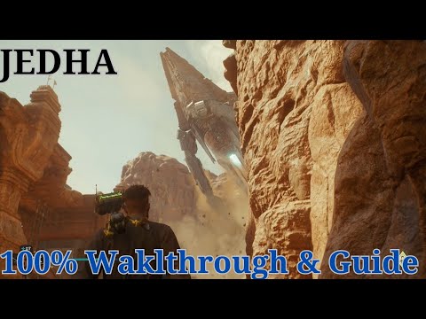 JEDHA 100% Walkthrough ( Trailhead Pantheon &  Crypt of Uhrama ) Jedi Survivor part 3