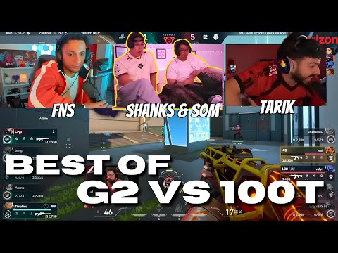 Das Beste aus G2 vs 100T mit FNS, Tarik, Shanks und s0m