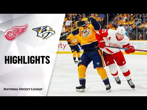 Red Wings @ Predators 10/05/19 Highlights
