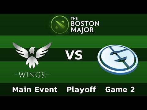 Evil Geniuses vs Wings — Game 2 • Playoff Main Event — Boston Major