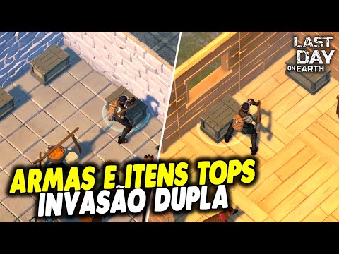 TOP WEAPONS AND ITEMS IN THIS DOUBLE INVASION - Last Day On Earth